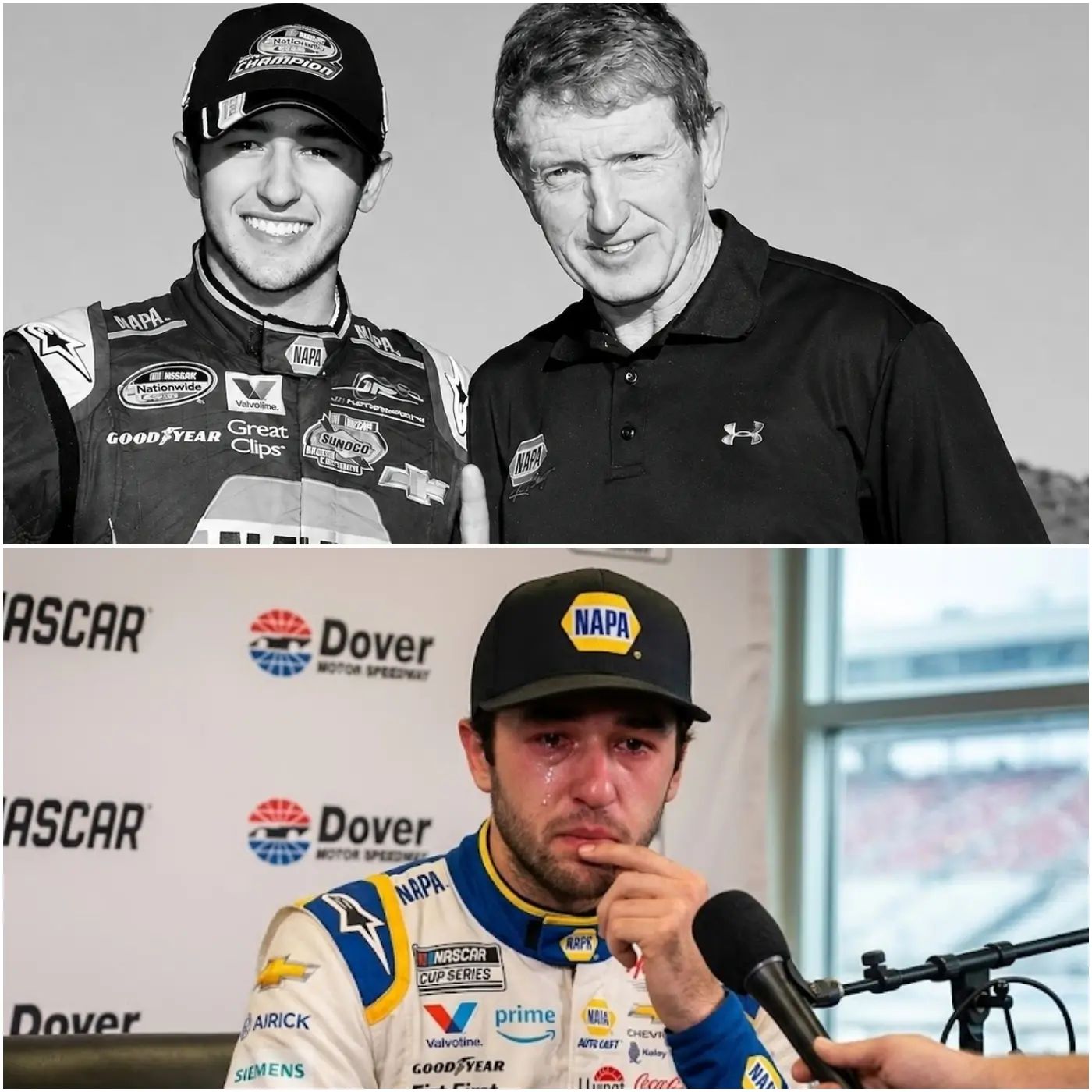 Cover Image for SAD NEWS: 15 minutes ago Chase Elliott emotionally revealed that his father is currently…