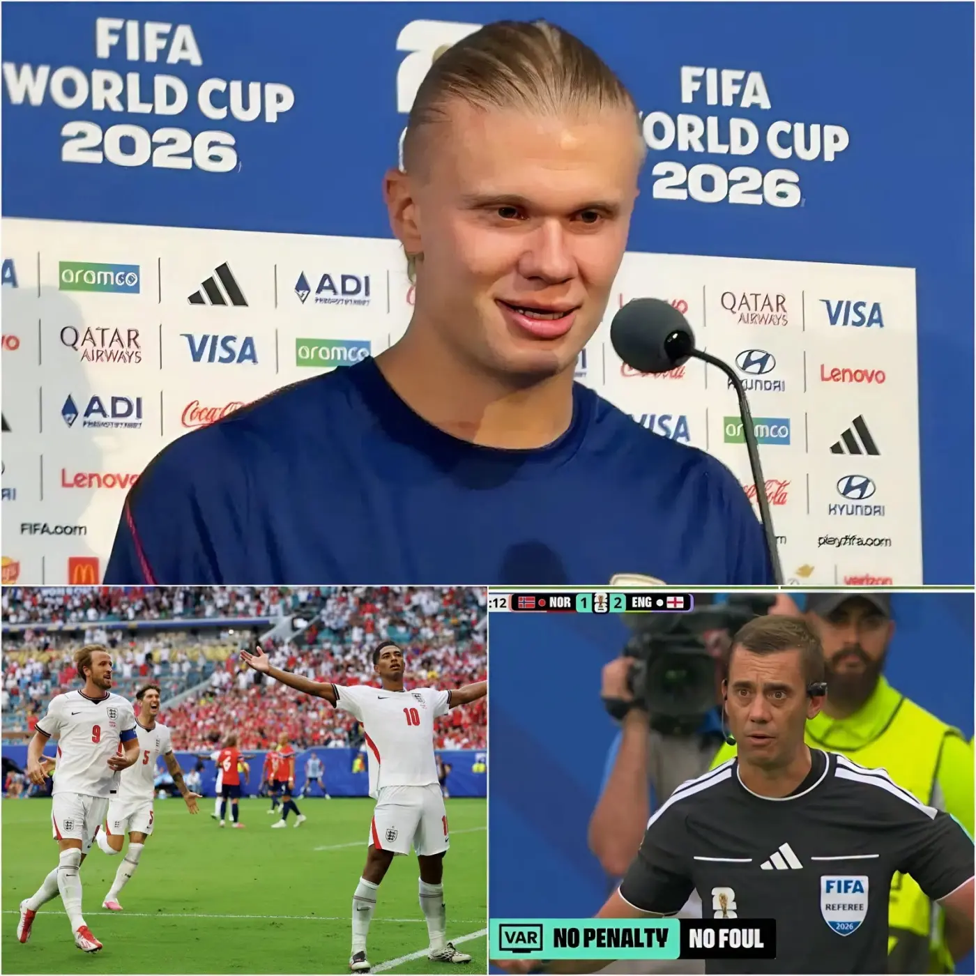Cover Image for NOTICIA DE ÚLTIMA HORA: La FIFA se ha visto obligada a convocar una reunión de emergencia completamente imprevista tras la derrota por 2-1 de Noruega ante Inglaterra.