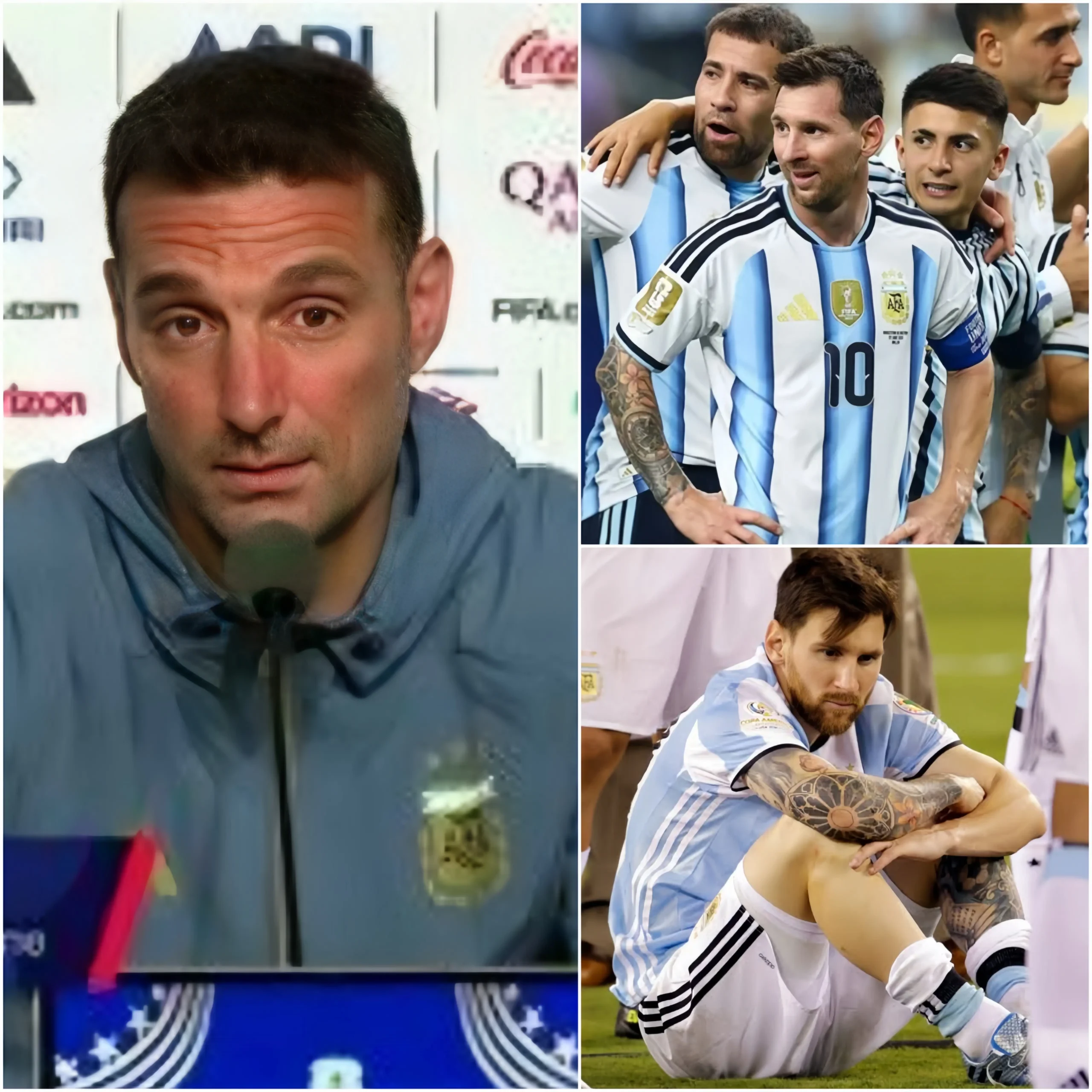 Cover Image for 🔥 Trainer Lionel Scaloni hat soeben bestätigt, was die Fans zutiefst enttäuscht: Zwei Schlüsselspieler werden beim entscheidenden Spiel gegen England fehlen.