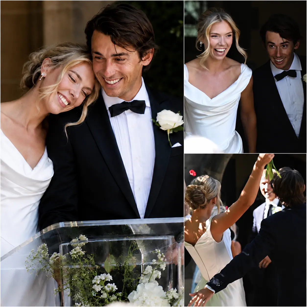Cover Image for 💖SHOCKING ANNOUNCEMENT: In the midst of their wedding, Alex de Minaur made a SPECIAL announcement on the happiest day of his life, as he and Katie Boulter held a private wedding ceremony, completely surprising his wife.