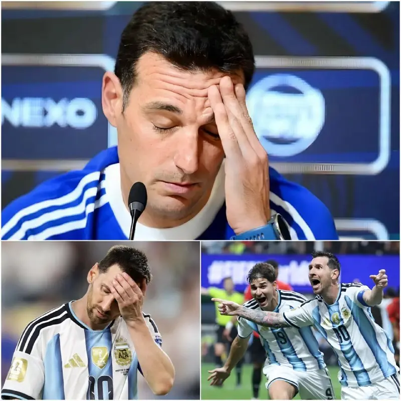 Cover Image for “Lamento muchísimo su estado. Es una gran pérdida para todo el equipo y no habrá margen de error en la próxima fase”, 😭💖 declaró Lionel Scaloni, disculpándose también con los aficionados por la ausencia del jugador en el partido de mañana contra Inglaterra.