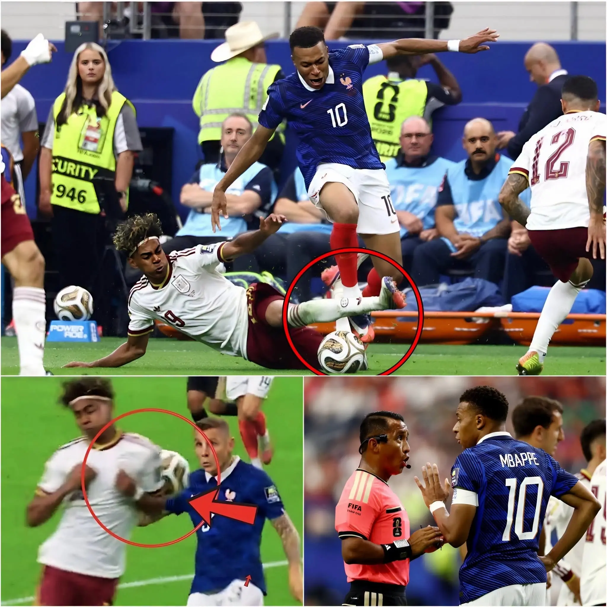 Cover Image for “SENTIRSE COMO JUGAR CONTRA 13 HOMBRES”: Kylian Mbappé estalló en críticas, acusando al árbitro Iván Barton de amaño de partidos y parcialidad en la semifinal entre España y Francia. La estrella afirmó que el árbitro ignoró deliberadamente las faltas del rival, poniendo a Francia en una situación difícil.