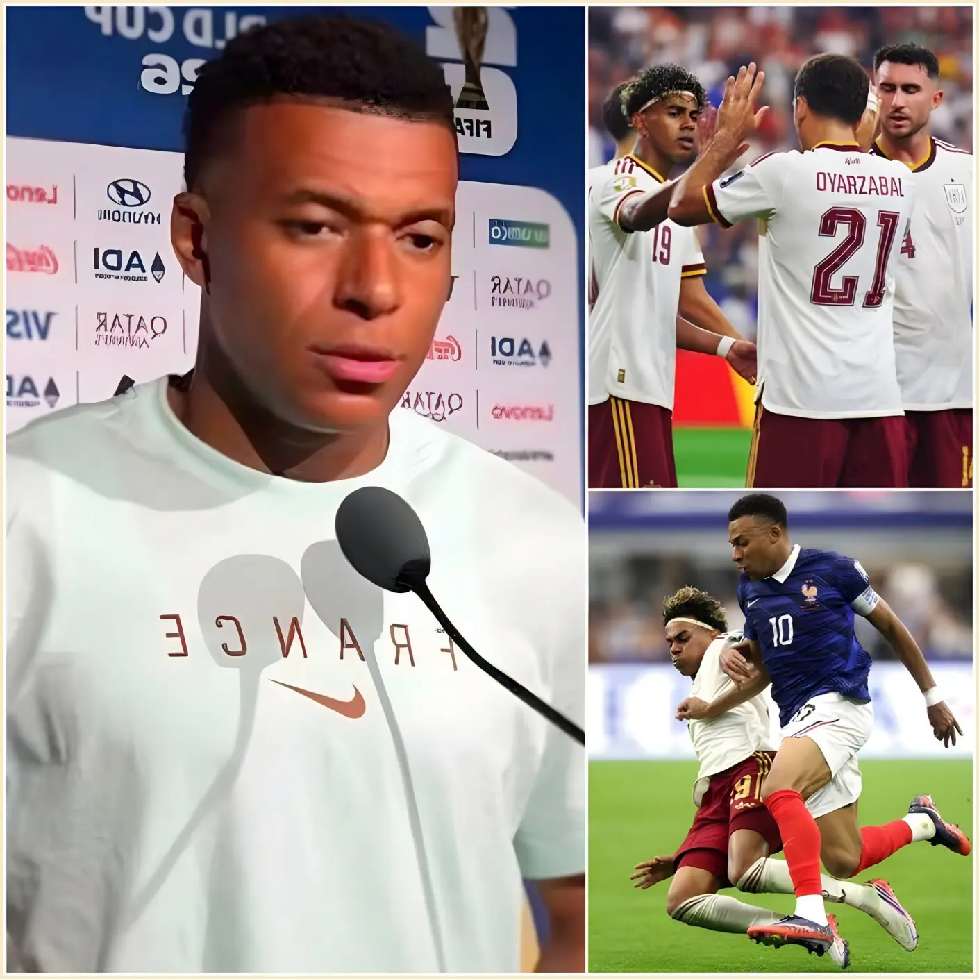 Cover Image for 🔥 «¡NO CAÍMOS ANTE ESPAÑA… CAÍMOS ANTE UN SOLO HOMBRE!» – Kylian Mbappé dejó sin palabras a toda la rueda de prensa con una confesión explosiva tras la derrota por 0-2 frente a España.